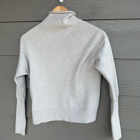 Aritzia Wilfred 100% merino wool mock neck marled sweater - Picture 4 of 7